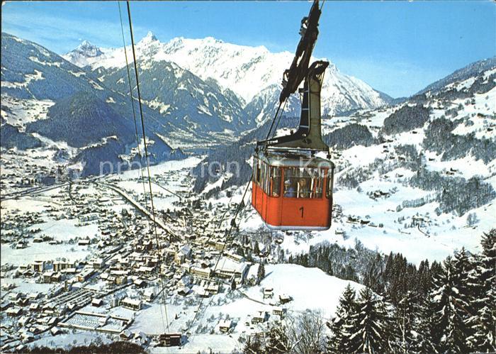 Schruns Vorarlberg Seilbahn Zimba Vandanser Steinwand
