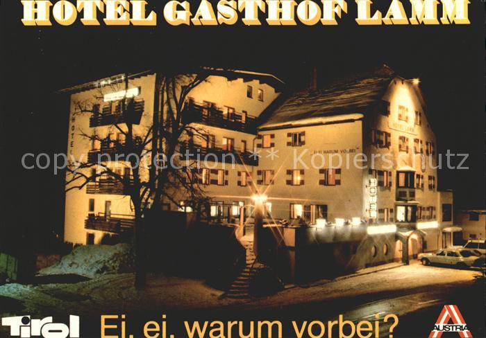 Tarrenz Hotel Lamm bei Nacht
