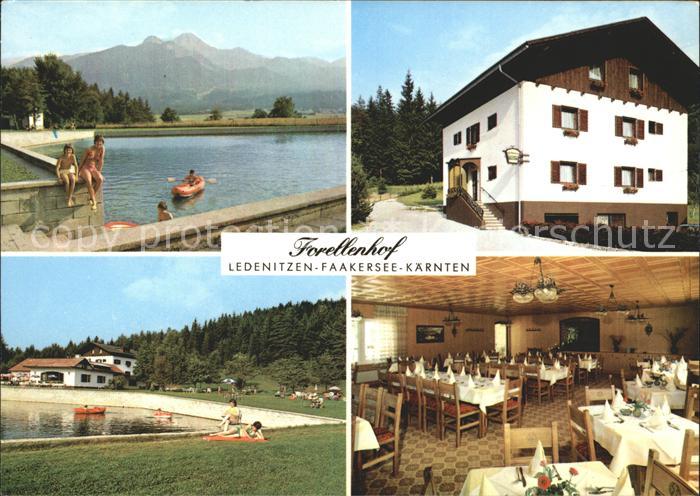 Ledenitzen Forellenhof Faakersee Kaernten