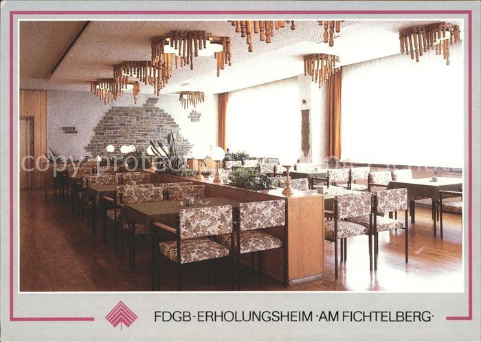 Fichtelberg Oberwiesenthal FDGB Erholungsheim  Restaurant