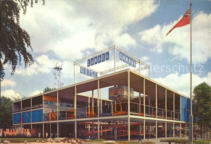 Bruxelles Bruessel Exposition Universelle Stand-Canada