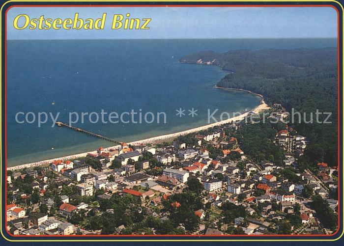 Binz Ruegen Fliegeraufnahme Strand