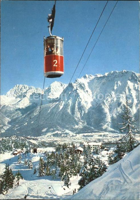 Mittenwald Bayern Skiparadies Kranzstein Seilbahn