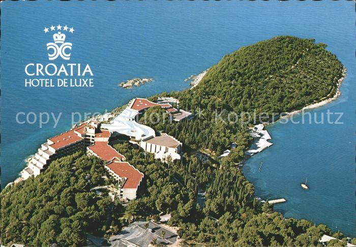 Dubrovnik Ragusa Cavtat Croatia Hotel Fliegeraufnahme