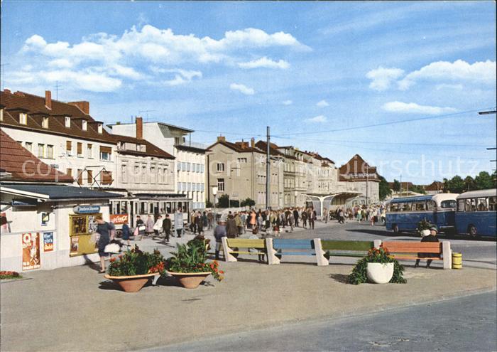 Siegburg Wilhelmstrasse mit Bus-Bahnhof