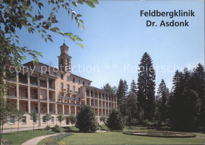 St Blasien Feldbergklinik Dr. Asdonk