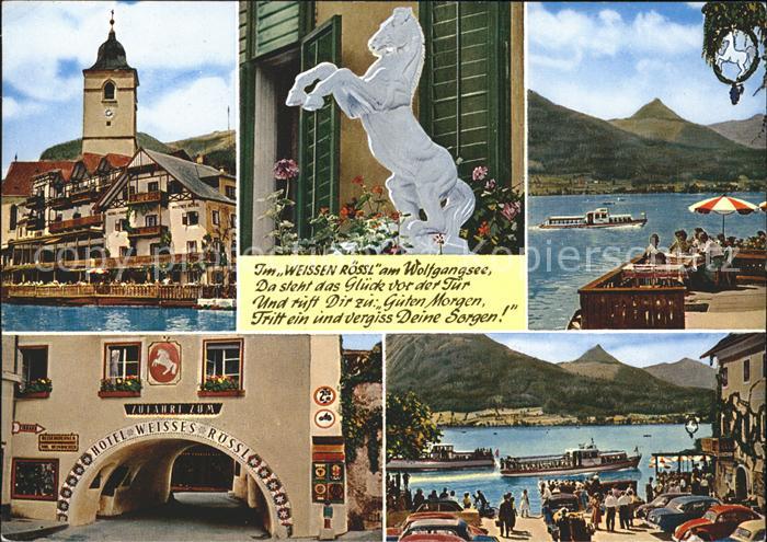 St Wolfgang Wolfgangsee Hotel Weisses Roessl