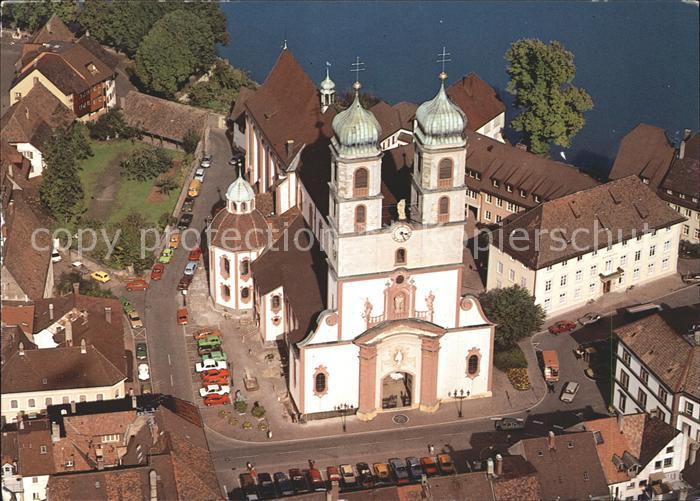 Bad Saeckingen Fliegeraufnahme St. Fridolins-Muenster