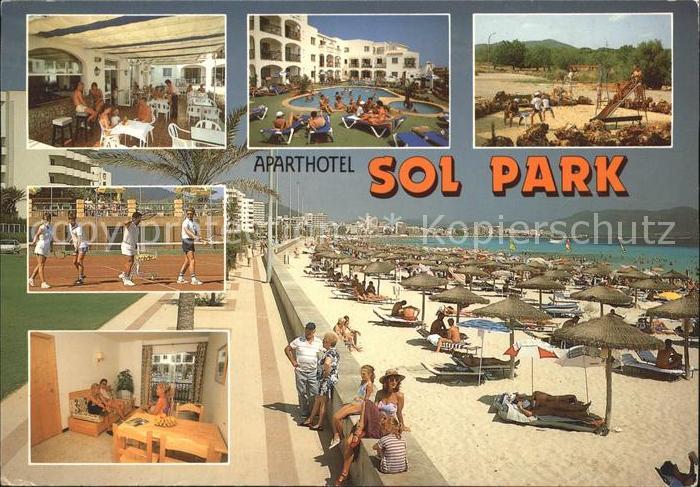 Cala Millor Mallorca Aparthotel Sol Park Tennis Strand