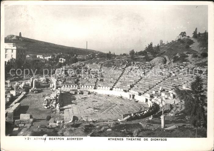 Athenes Athen Theatre de Dionysos