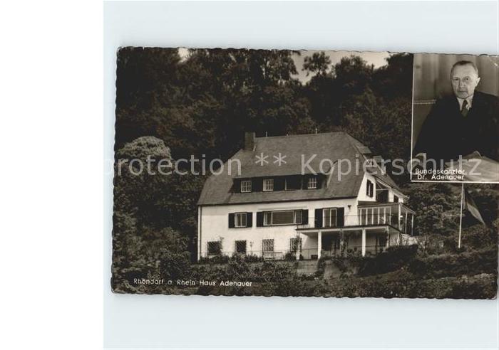 Rhoendorf Haus Adenauer Bundeskanzler