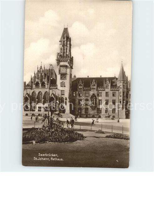 SAARBRueCKEN Saarland St. Johann Rathaus