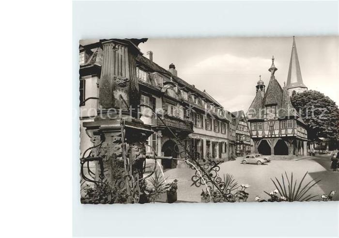 Michelstadt Marktplatz Rathaus