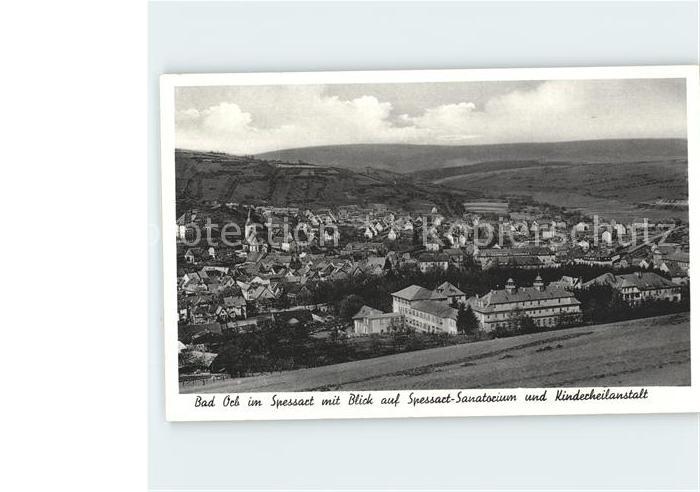 Bad Orb mit Spessart-Sanatoriium Kinderheilanstalt