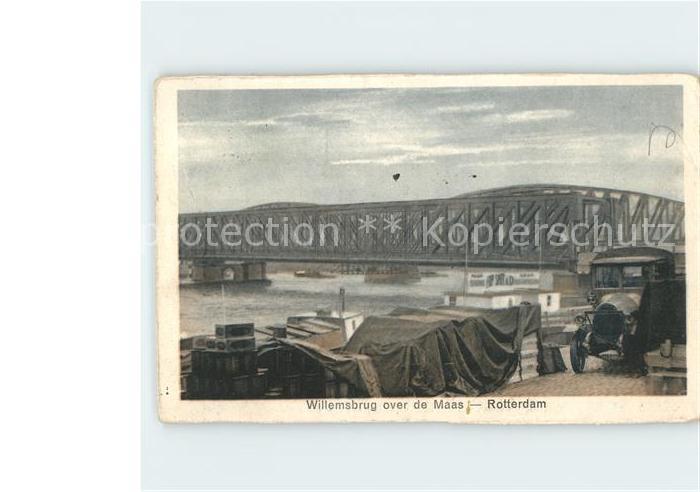 Rotterdam Willemsbrug ovr de Maas