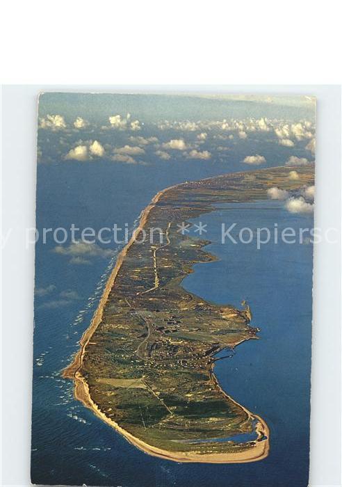 SYLT Insel Schleswig-Holstein Fliegeraufnahme von Sueden gesehen