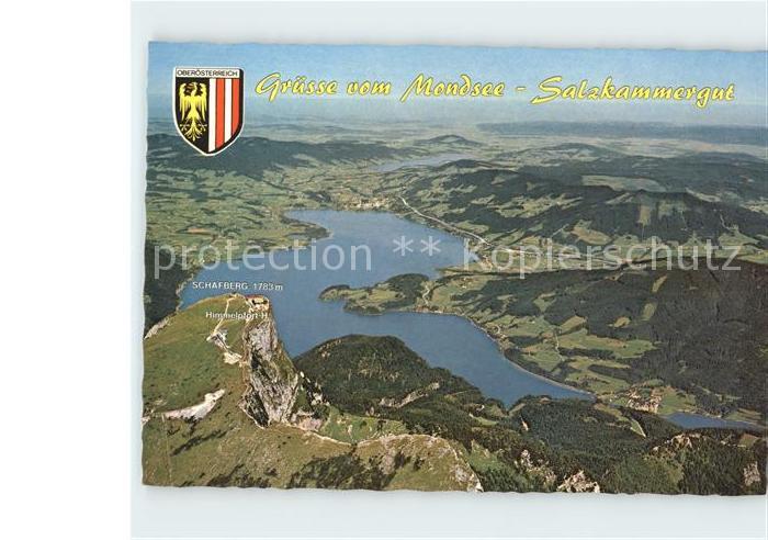 Mondsee Salzkammergut Fliegeraufnahme