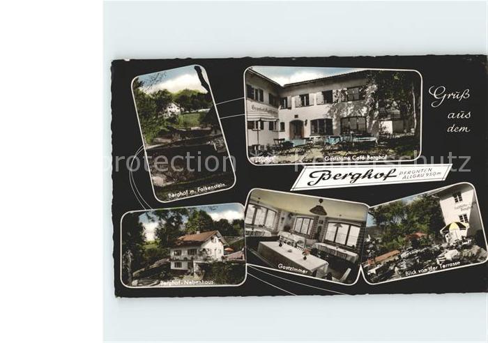 Pfronten Ostallgaeu Bayern Restaurant Pension Berghof