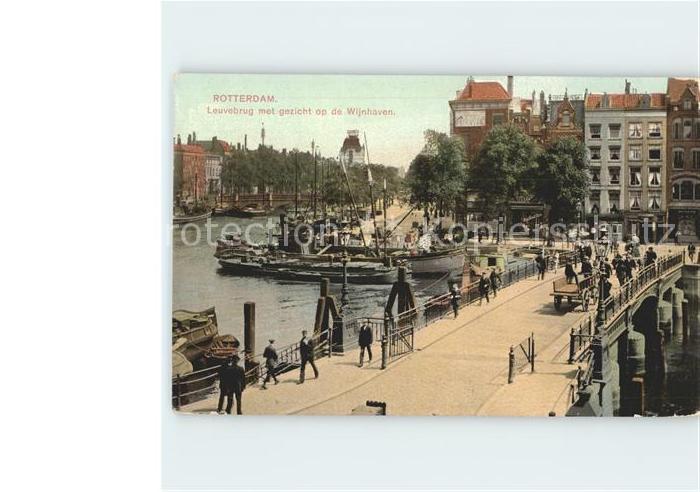 Rotterdam Leuvebrug mit Wihnhaven