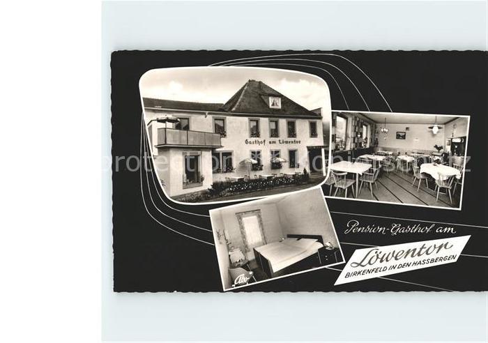Birkenfeld Hassberge Pension Gasthaus Loewentor