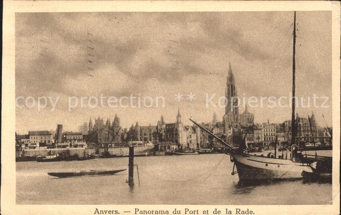 Anvers Antwerpen Port et la Rade