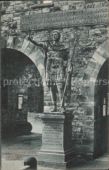 Bad Homburg Kastell Saalburg Standbild  Antonius Pius