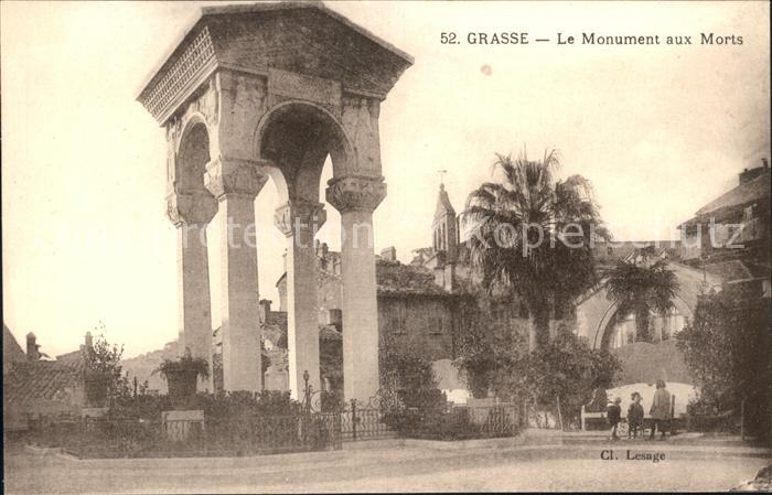 Grasse Alpes Maritimes Le Monument aux Morts