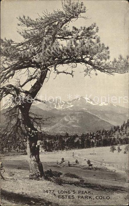 Colorado US-State Longs Peak Estes Park