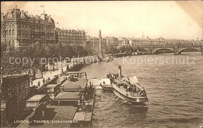 London Thames Embankment