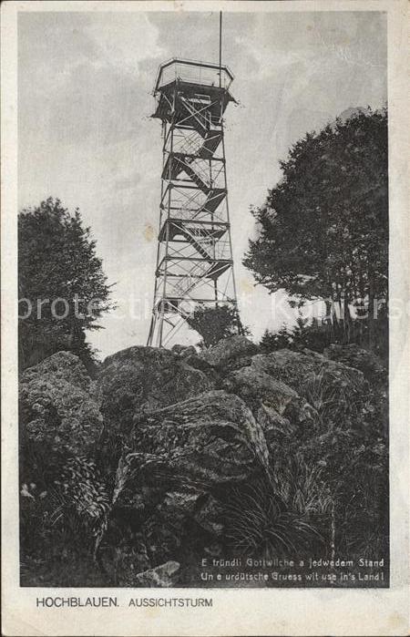 Hochblauen Aussichtsturm