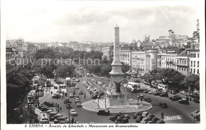 Lisboa Avenida de Liberdade Monumente