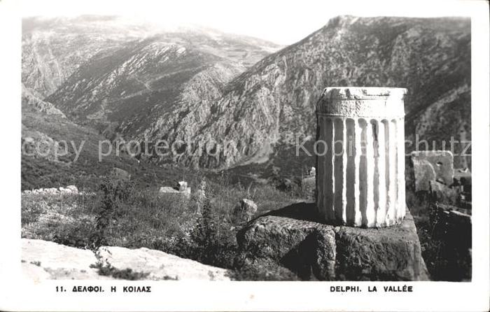 Athen Griechenland Delphi Saeule