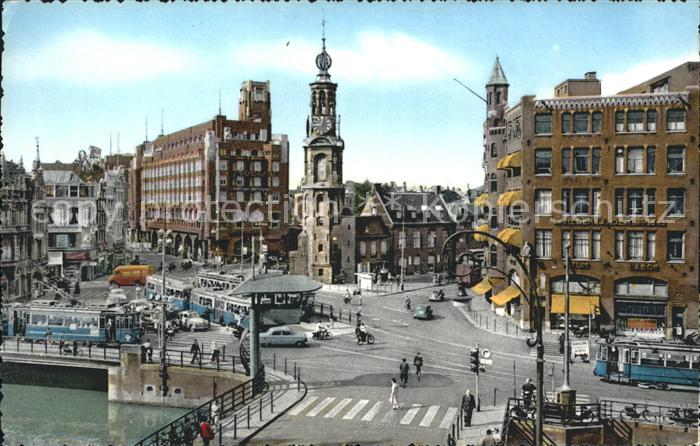 Amsterdam Niederlande Muntplein Strassenbahn