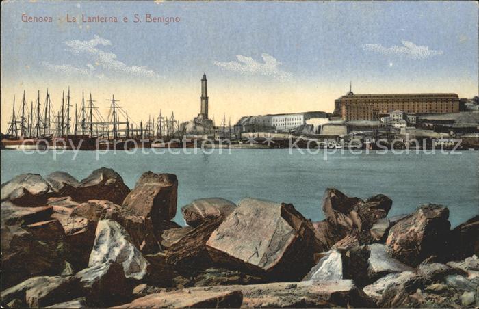 Genova Genua Liguria La Lanterna San Benigno