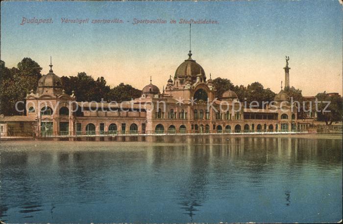 Budapest Sportpavillon im Stadtwaeldchen