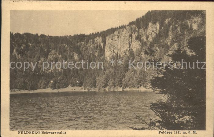 Feldberg Schwarzwald Feldsee