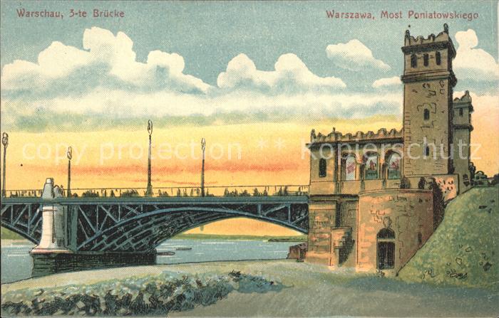 Warschau Masowien Most Poniatowskiego