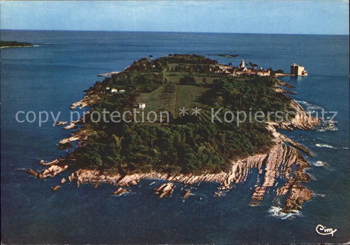 Ile Saint-Honorat Alpes Maritimes Fliegeraufnahme