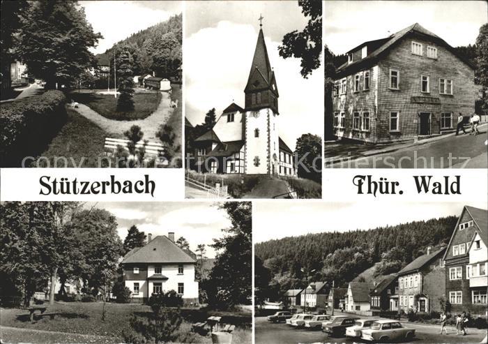 Stuetzerbach Park am Huettenplatz Haus Rosa Luxemburg Huettenpatz