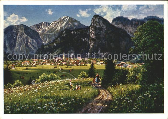 OBERAMMERGAU Bayern mit Passionstheater