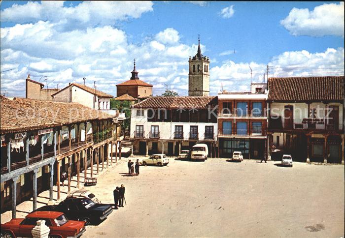 Madrid Spain Ciempozuelos Plaza dei Generalisimo Autos