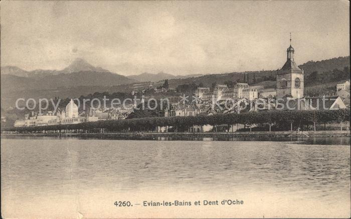 Evian-les-Bains Haute Savoie et Dent d`Oche