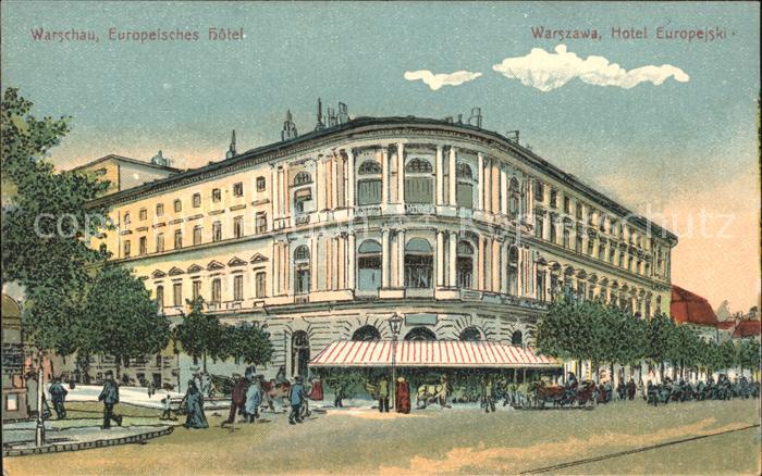 Warschau Masowien Europaeisches Hotel