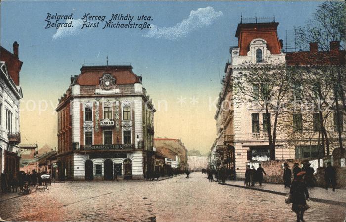 Belgrad Serbien Fuerst Michaelstrasse
