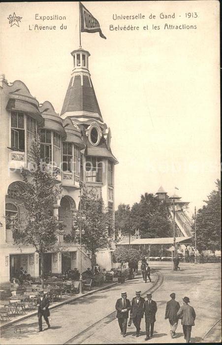 Gand Belgien Exposition L Avenue du Universelle de Gand