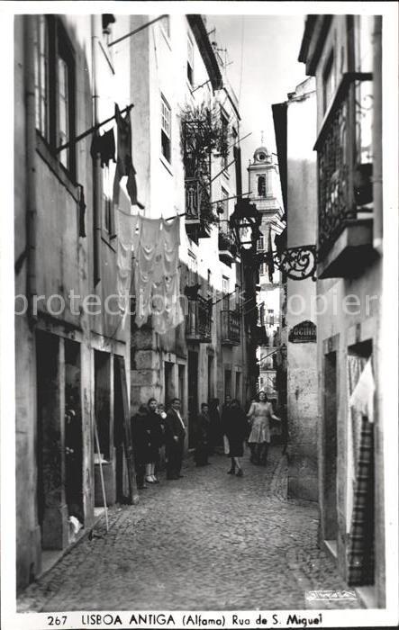 Lisboa Antiga Alfama Rua De S. Miguel