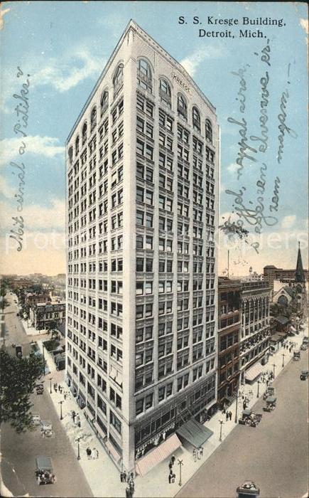 Detroit Michigan S. S. Kresge Building