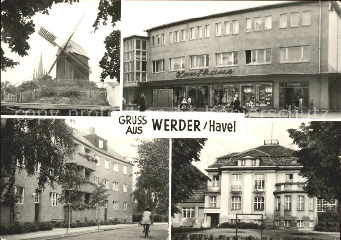 Werder Havel Kaufhaus Alte Muehle Bernhard-Kellermann-Strasse