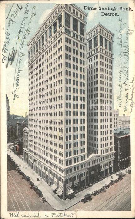Detroit Michigan Dime Savings Bank
