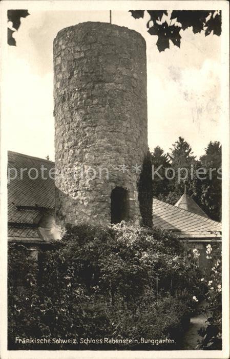 Burg Rabenstein Oberfranken Burggarten